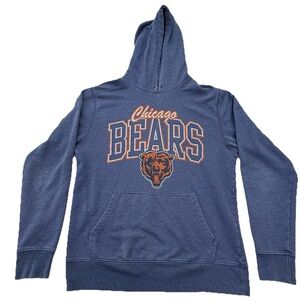 Chicago Bears NFL Team Apparel Hoodie Blue Pullover Sweatshirt Men’s M